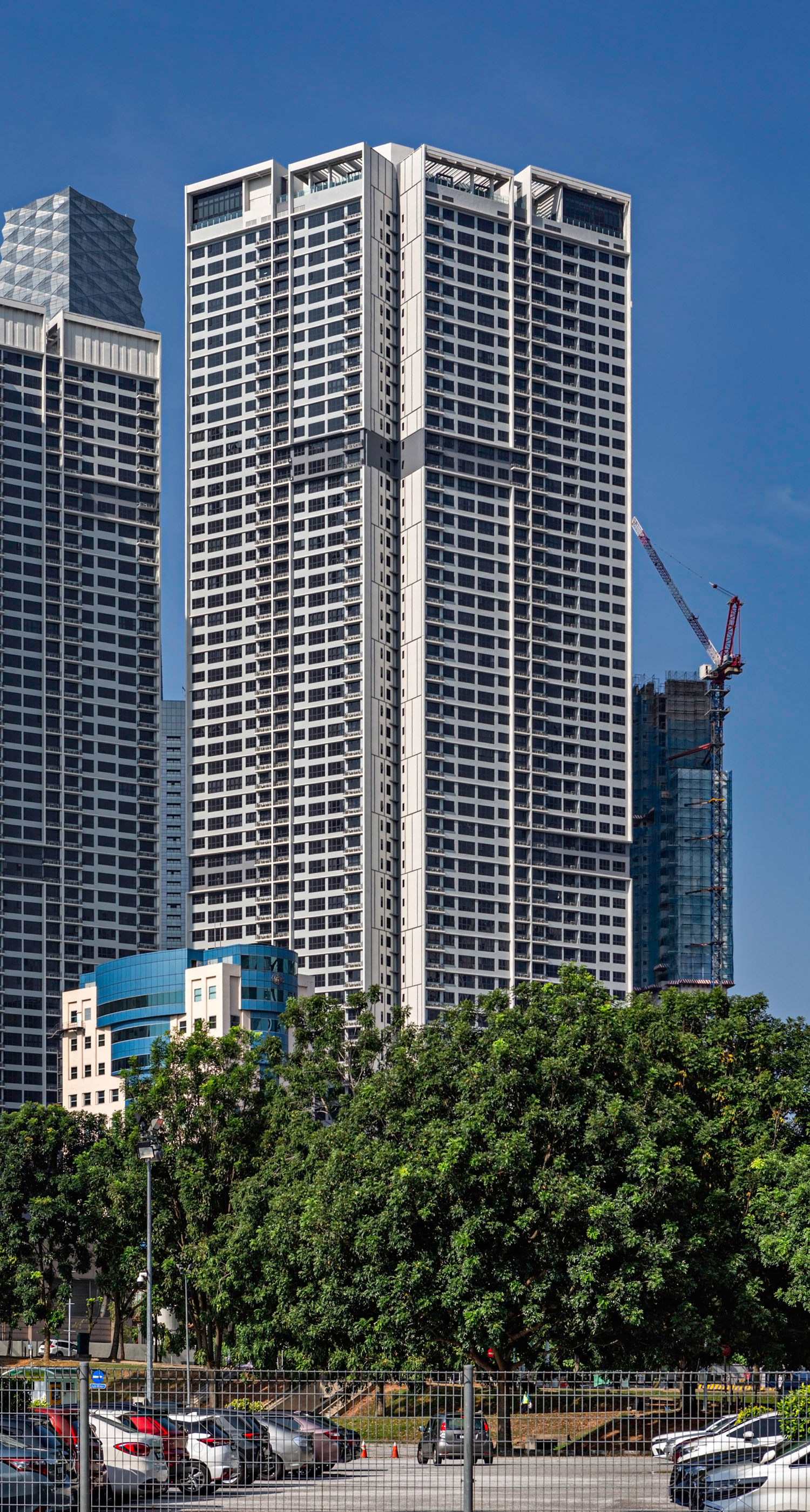 Agile Bukit Bintang Tower B, Kuala Lumpur - View from the northeast. © Mathias Beinling